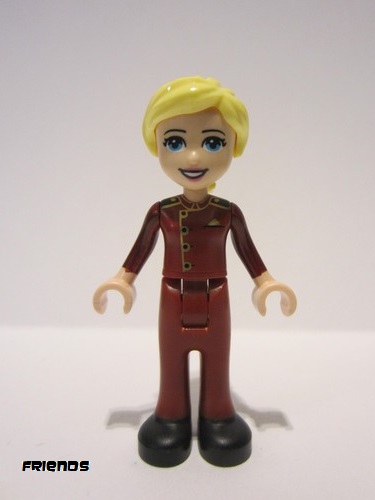 lego 2021 mini figurine frnd452 Stephanie Dark Red Hotel Outfit 