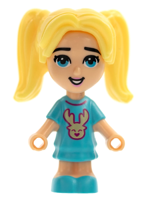 lego 2021 mini figurine frnd478 Stephanie Microdoll, Medium Azure Dress 