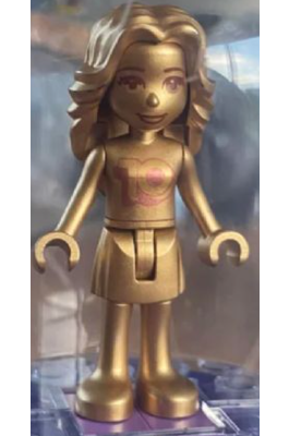 lego 2022 mini figurine frnd548 Emma Golden Mini Doll (10th Anniversary) 