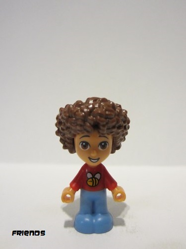 lego 2022 mini figurine frnd559 Santiago Red Sweater with Bee 