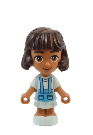 lego 2024 mini figurine frnd699 Alba Micro Doll, Light Aqua and Medium Azure Dress 