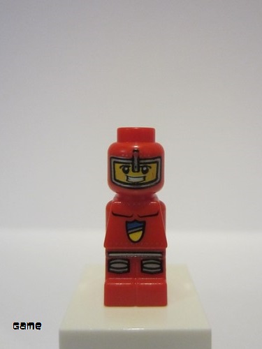 lego 2009 mini figurine 85863pb003 Lava Dragon Knight Microfigure, Red 