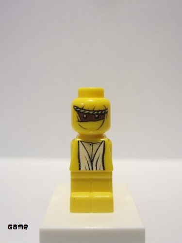 lego 2009 mini figurine 85863pb006 Ramses Pyramid Adventurer Microfigure, Yellow (Without Belt) 
