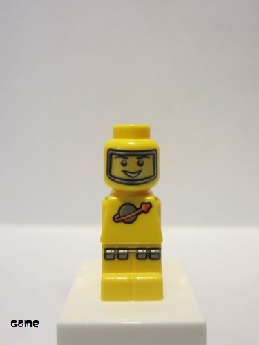 lego 2009 mini figurine 85863pb012 Lunar Command Microfigure, Yellow 