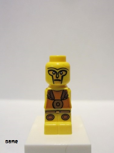 lego 2009 mini figurine 85863pb016 Minotaurus Gladiator Microfigure, Yellow 