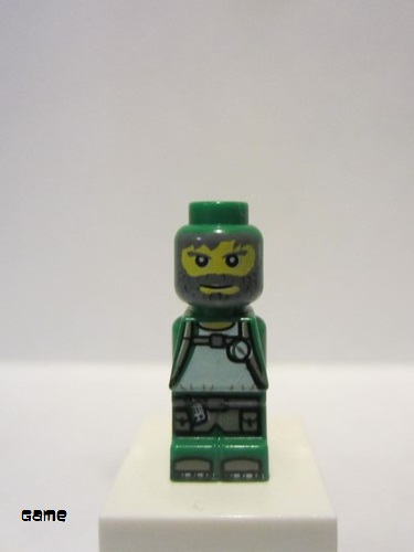 lego 2010 mini figurine 85863pb025 Magma Monster Microfigure, Green 
