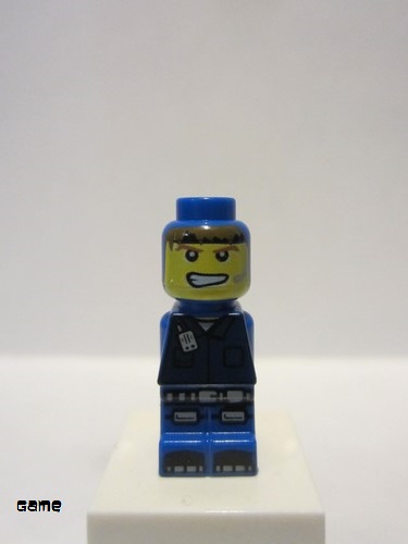 lego 2010 mini figurine 85863pb026 Magma Monster Microfigure, Blue 
