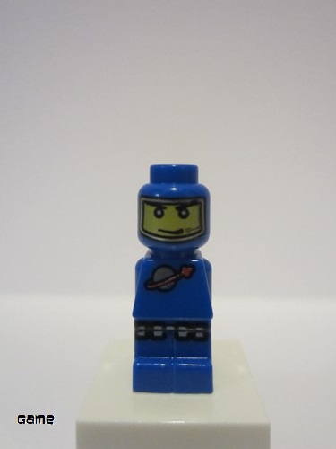 lego 2010 mini figurine 85863pb044 Meteor Strike Astronaut Microfigure, Blue 