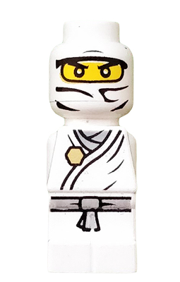 lego 2011 mini figurine 85863pb055 Zane Microfigure Ninjago 
