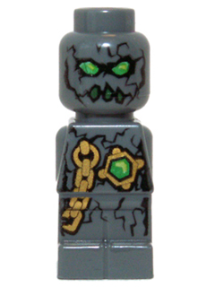 lego 2011 mini figurine 85863pb064 Heroica Golem Lord Microfigure 