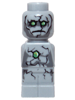 lego 2011 mini figurine 85863pb065 Heroica Golem Guardian Microfigure 