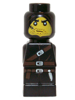 lego 2011 mini figurine 85863pb070 Heroica Thief Microfigure 