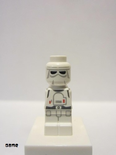 lego 2012 mini figurine 85863pb082 Snowtrooper Microfigure Star Wars 