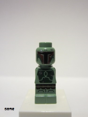 lego 2012 mini figurine 85863pb083 Boba Fett Microfigure Star Wars 