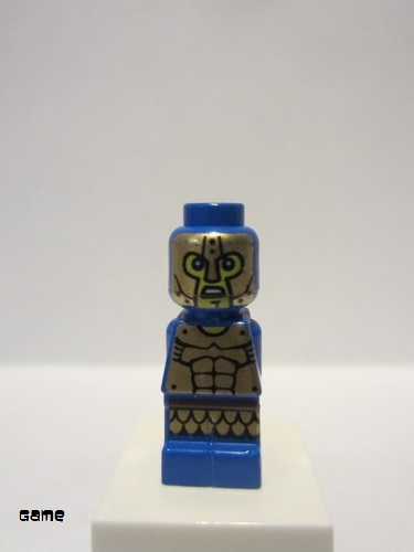 lego 2012 mini figurine 85863pb085 Mini Taurus Gladiator Microfigure, Blue 