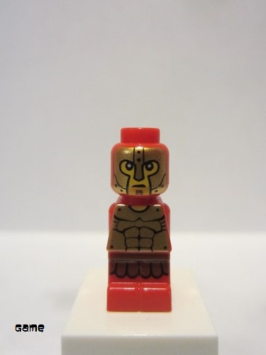 lego 2012 mini figurine 85863pb087 Mini Taurus Gladiator Microfigure, Red 
