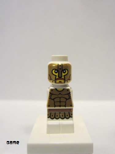 lego 2012 mini figurine 85863pb088 Mini Taurus Gladiator Microfigure, White 