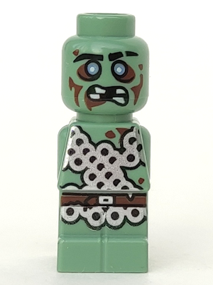 lego 2012 mini figurine 85863pb091 Heroica Zombie Microfigure 