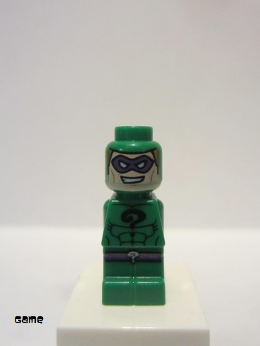 lego 2013 mini figurine 85863pb108 The Riddler Microfigure Batman 