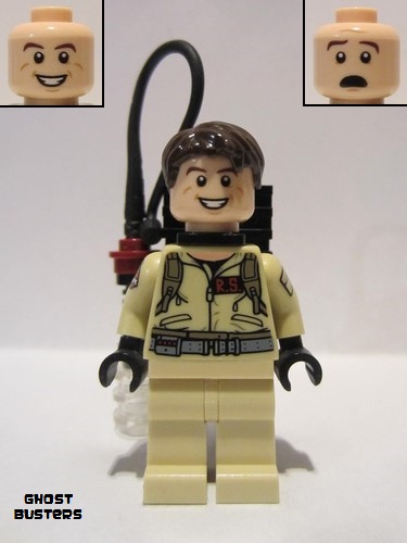 lego 2016 mini figurine gb013 Dr. Raymond (Ray) Stantz Printed Arms - with Proton Pack 