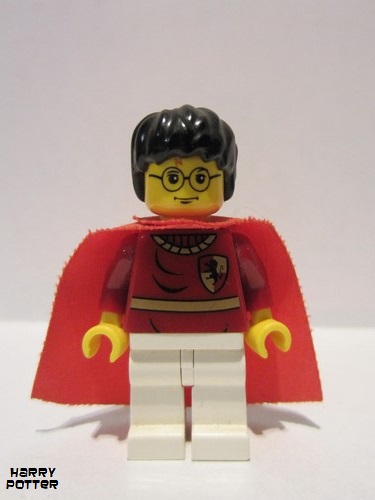 lego 2002 mini figurine hp019 Harry Potter Dark Red Quidditch Uniform 