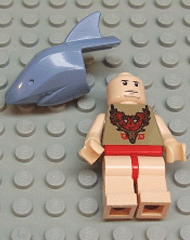 lego 2005 mini figurine hp068 Viktor Krum Shark Head 