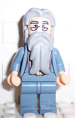 lego 2005 mini figurine hp072 Albus Dumbledore Sand Blue Outfit 