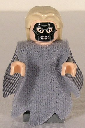 lego 2005 mini figurine hp073b Death Eater Light Bluish Gray Dementor Style Cape 