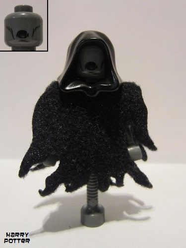 Dark Bluish Gray Dementor new LEGO Harry Potter  Minifig Headgear Hood