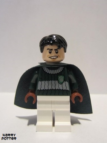 lego 2010 mini figurine hp107 Marcus Flint Dark Green and White Quidditch Uniform 