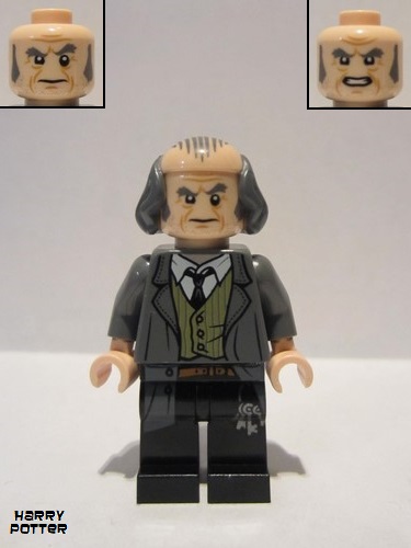 lego 2018 mini figurine hp140 Argus Filch Bald on Top 