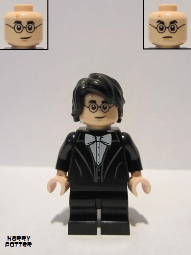 lego 2019 mini figurine hp184 Harry Potter Black Suit, White Bow Tie 