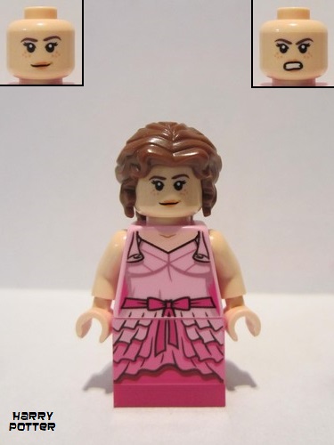lego 2019 mini figurine hp186 Hermione Granger Pink Dress 
