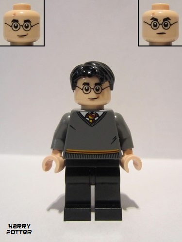 lego 2020 mini figurine hp220 Harry Potter Gryffindor Sweater, Black Legs 