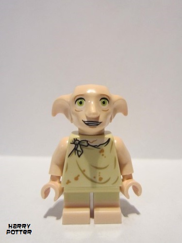 lego 2020 mini figurine hp224 Dobby Elf, Light Nougat, Open Mouth Smile 