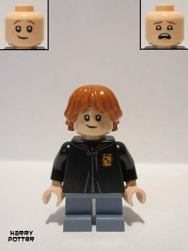 lego 2020 mini figurine hp248 Ron Weasley Black Torso Gryffindor Robe 