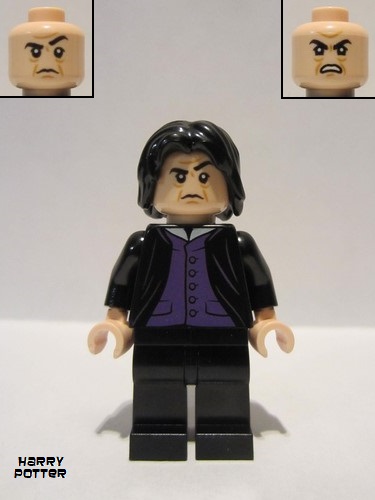 lego 2021 mini figurine hp266 Professor Severus Snape Dark Purple Shirt 