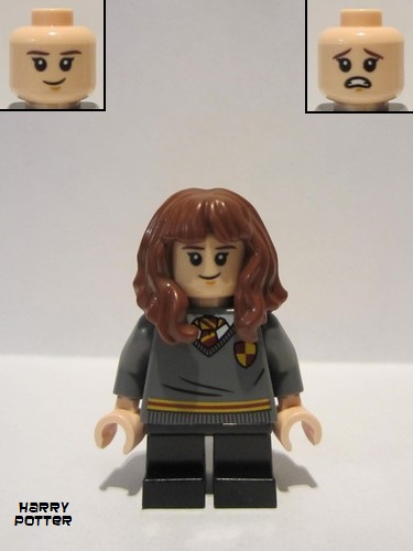 lego 2021 mini figurine hp272 Hermione Granger Gryffindor Sweater with Crest, Black Short Legs 