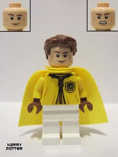 lego 2021 mini figurine hp275 Cedric Diggory Yellow Quidditch Uniform 