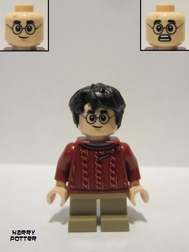 lego 2021 mini figurine hp278 Harry Potter Dark Red Torn Sweater 