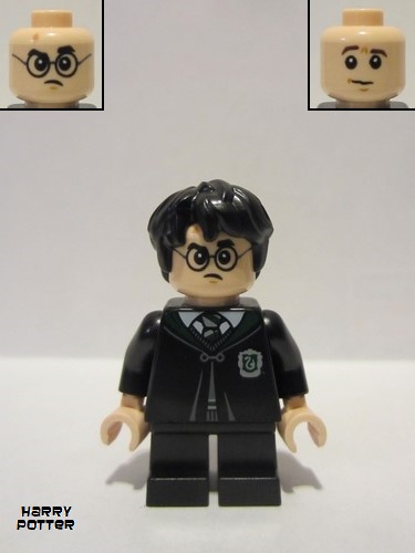 lego 2021 mini figurine hp285 Harry Potter Slytherin Robes, Gregory Goyle Transformation 