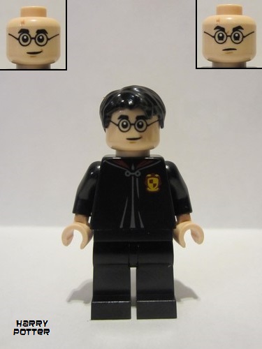lego 2021 mini figurine hp300 Harry Potter Gryffindor Robe Clasped Closed, Black Legs 