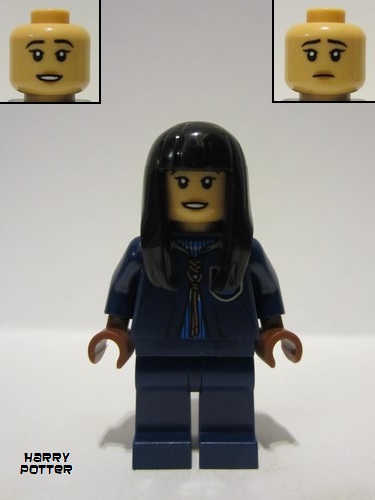 lego 2023 mini figurine hp418 Cho Chang Dark Blue Ravenclaw Quidditch Uniform 