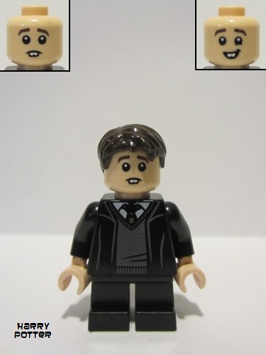 lego 2024 mini figurine hp472 Neville Longbottom Hogwarts Robe, Black Tie 