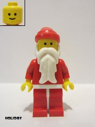 lego 2000 mini figurine hol008 Santa Red Legs with White Hips 