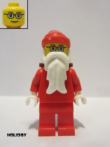 lego 2009 mini figurine hol004 Santa