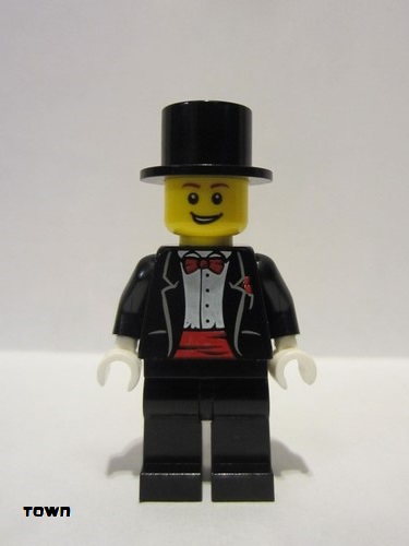 lego 2011 mini figurine twn144 Groom With Top Hat 