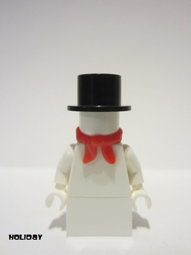 lego 2013 mini figurine hol021 Snowman With 1 x 2 Brick as Legs 