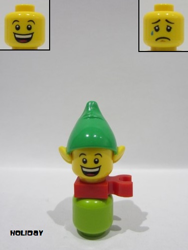 lego 2013 mini figurine hol355 Elf Clip Hand, Happy / Sad 