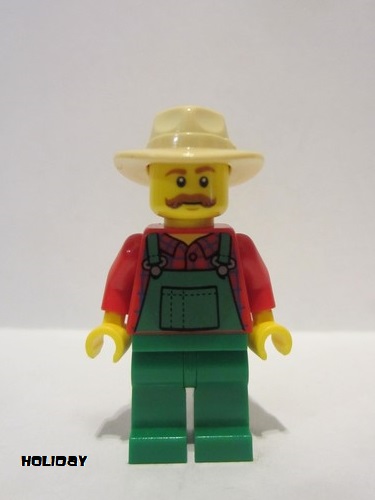 lego 2017 mini figurine hol100 Farmer